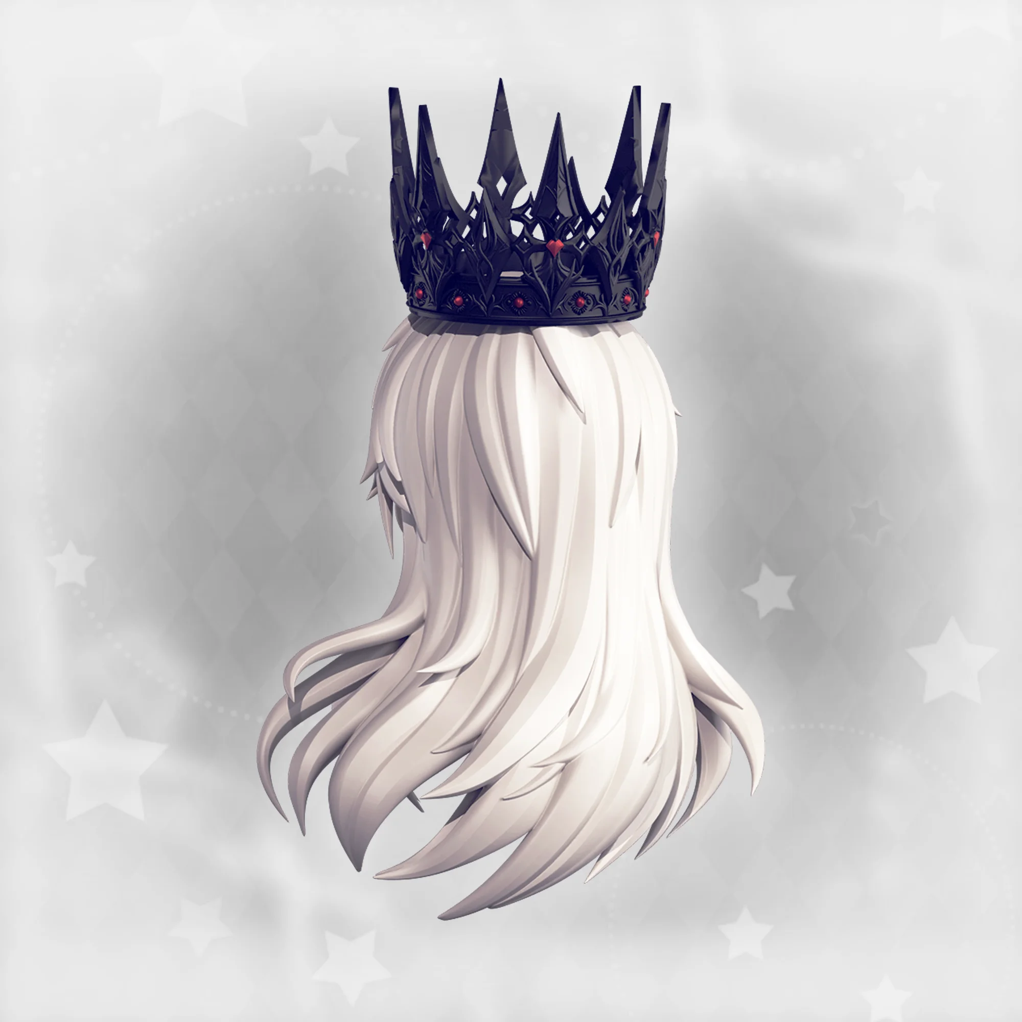 OB11 OB22 러브 앤 딥스페이스 자키에르 헤어 쉘 가발 모델 페이스플레이트 크라운 우드 블레이드 BJD 인형 액세서리 애니메이션 게임 장난감 어린이용 G