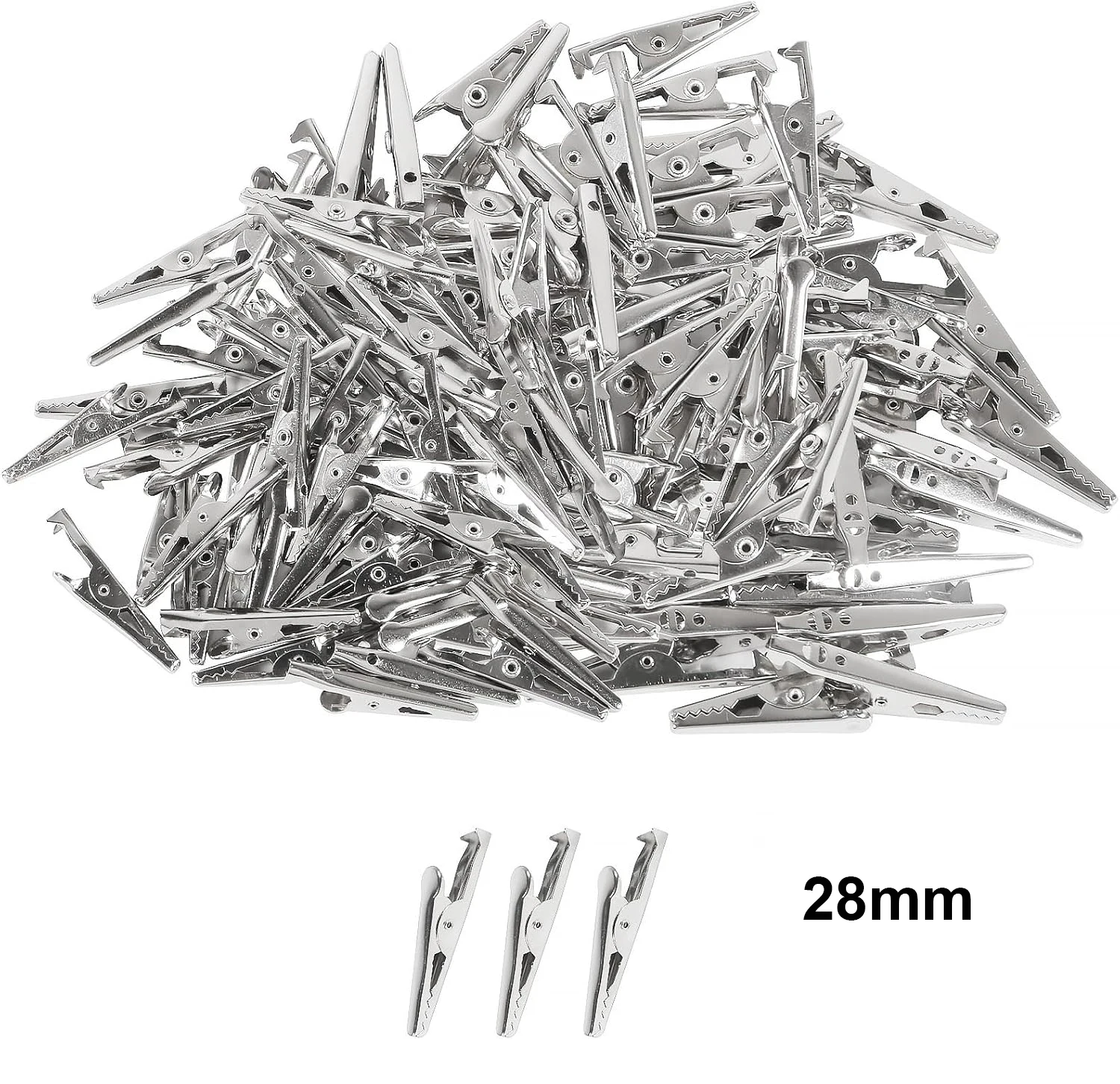 50PCS Mini Alligator Clips for Electrical Testing