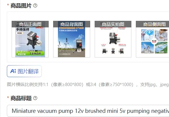 Miniature vacuum pump 12v brushed mini 5v pumping negative pressure pump, small diaphragm pump V22N factory direct sales