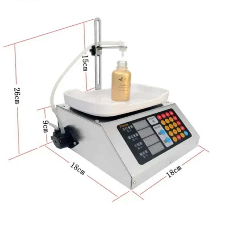 Automatic liquid dispensing machine, 220V electric micro-filling machine with weighing peristaltic pump.