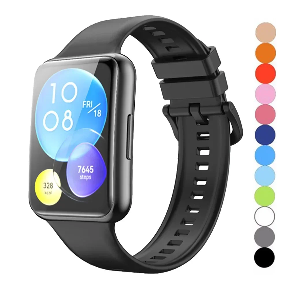 Silikonarmband für Huawei Watch FIT 2 Active Classic Zubehör Ersatzarmband Correa Armband Huawei Watch Fit2 Armband