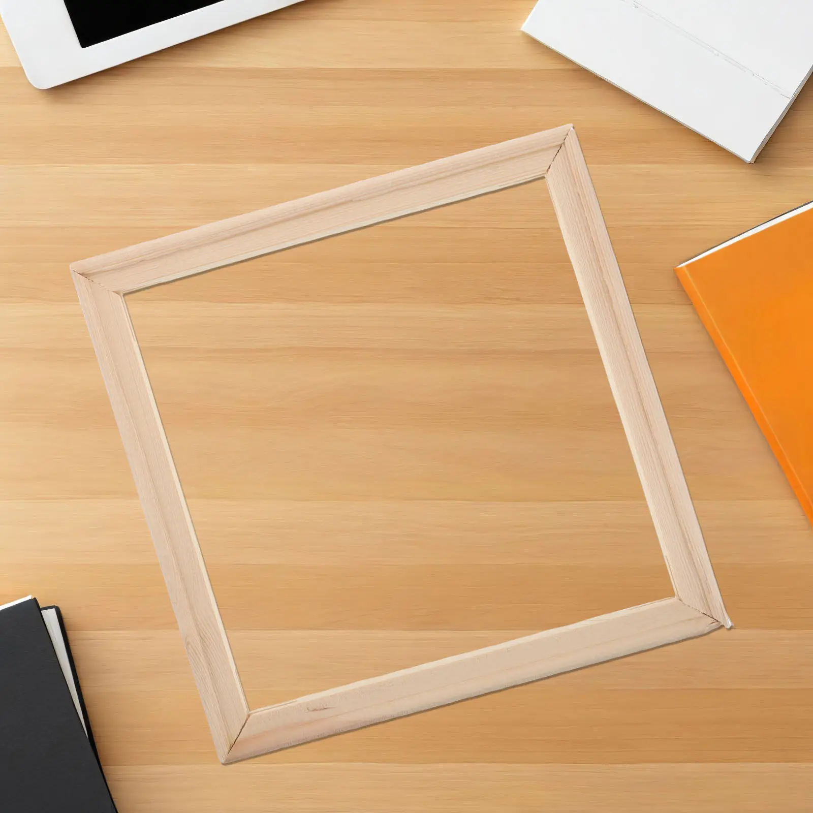 

Набор из 6 деревянных плавающих рам для холстов, натуральная текстура, для картин маслом, внутренние подрамники для настенного декора, DIY-набор для творчества