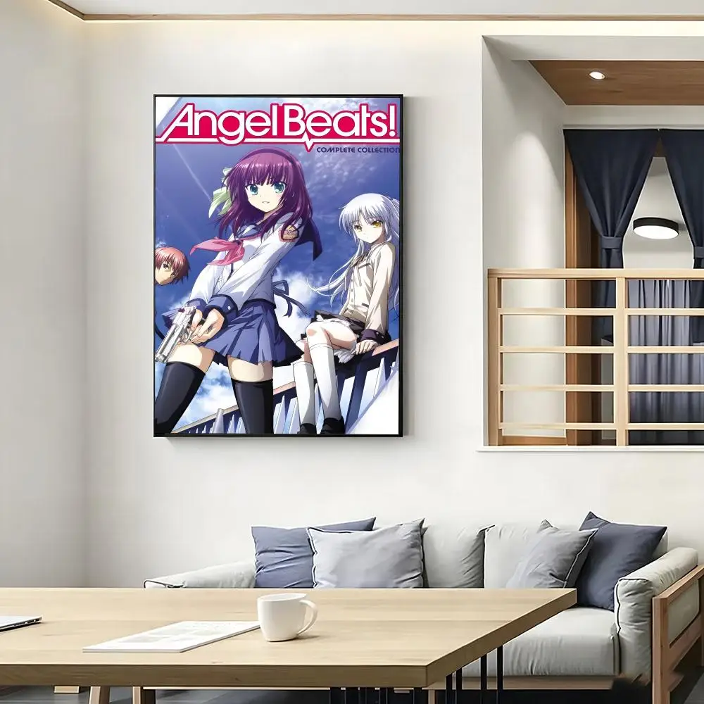 Anime Angel Beats-S Poster Painting Calligraphy Movie Posters And Prints Canvas Wall Art For Living Room Home Decor