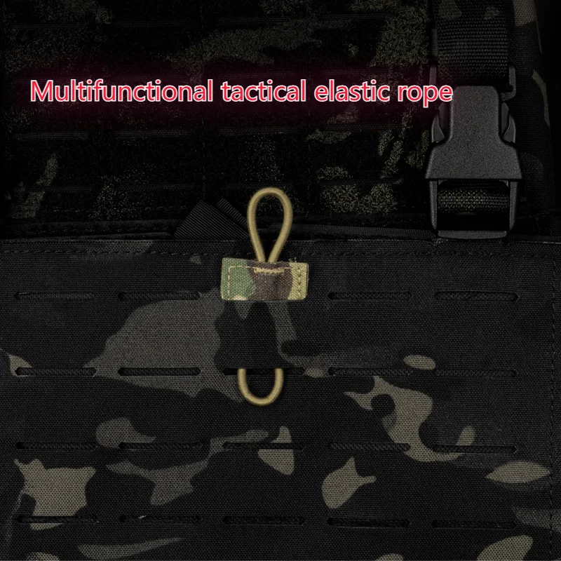 Molle System Multi-functional Outdoor Tactical Elastic Rope Retainer CS Equipment Accessories