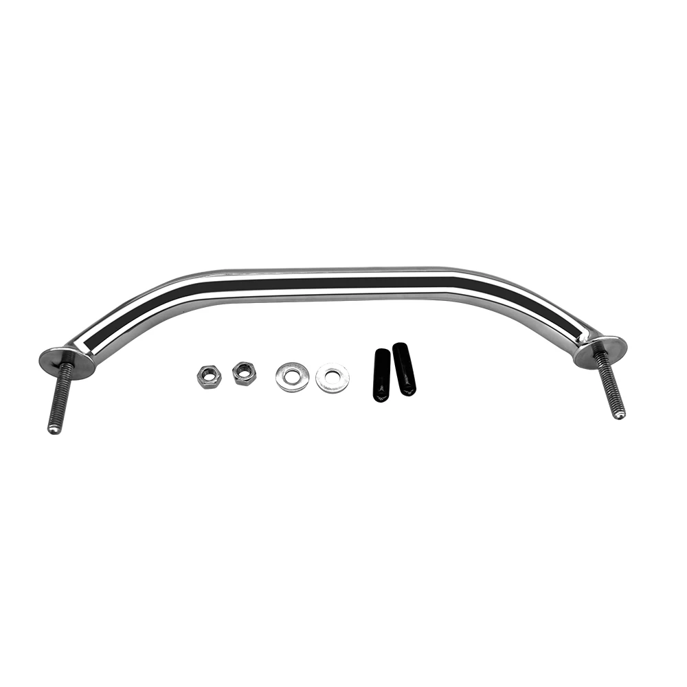 

Аксессуары для лодок Поручень для лодки из нержавеющей стали Полированная сверхмощная ручка для яхты с фланцевыми двухсторонними шпильками