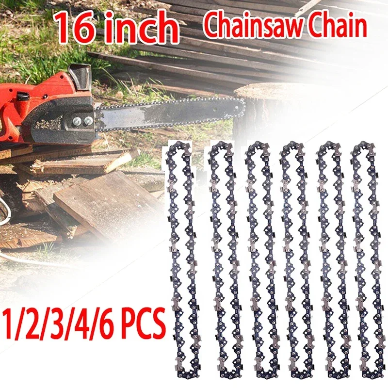 1/2/3/4/6 x Chainsaw Chain 16 Inch 3/8