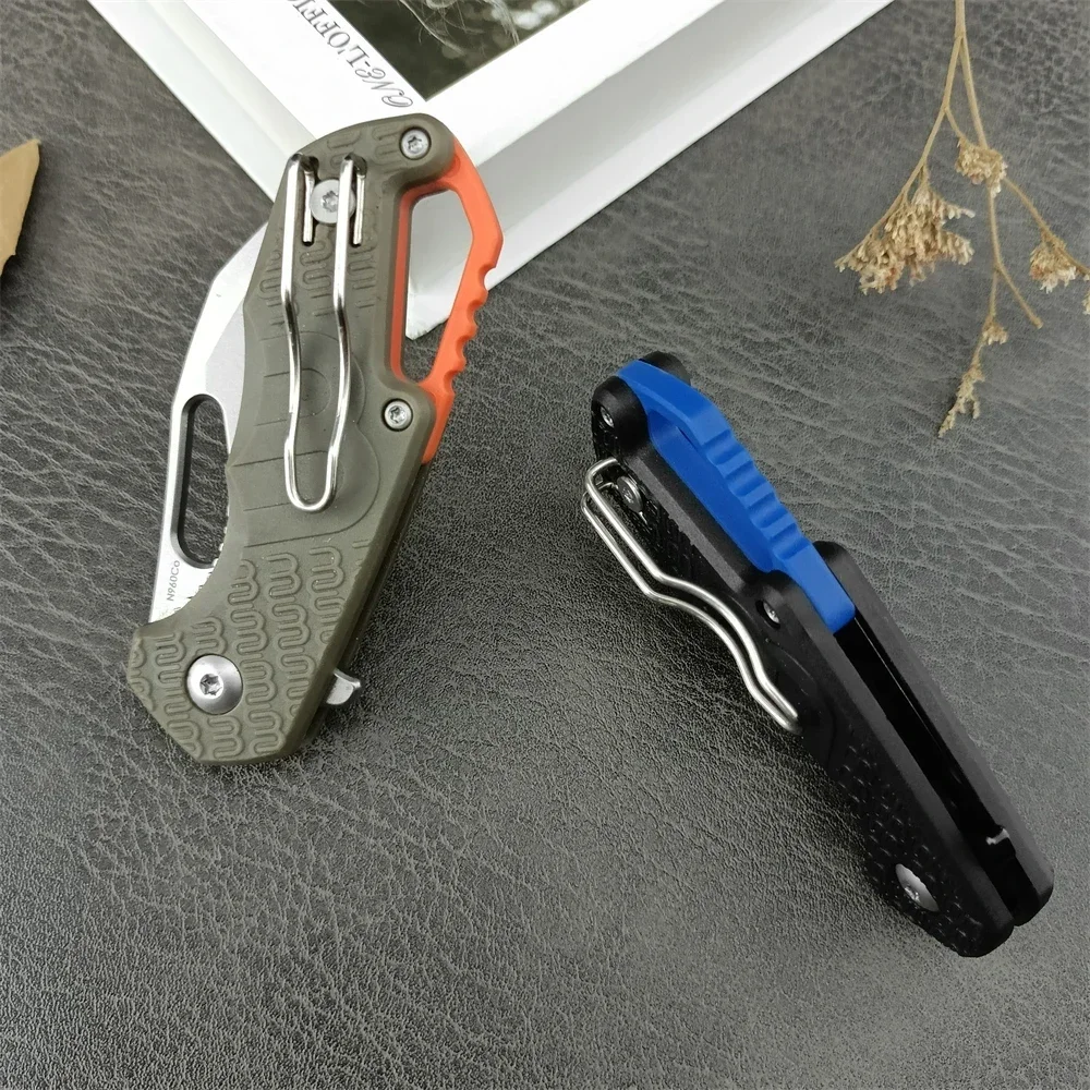 MKM F0332 Folding Pocket Knife 8Cr13Mov Blade Nylon Fiber Handle High Quality Outdoor EDC Survival Camping Hiking Hunting Tools