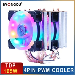 IWONGOU Processor Cooler X99 Cpu Heat Sink For Intel 2011-V3/2011/1151/1150/1155 AMD AM4/AM3+/AM2+ Lga 1366 Cpu Cooler