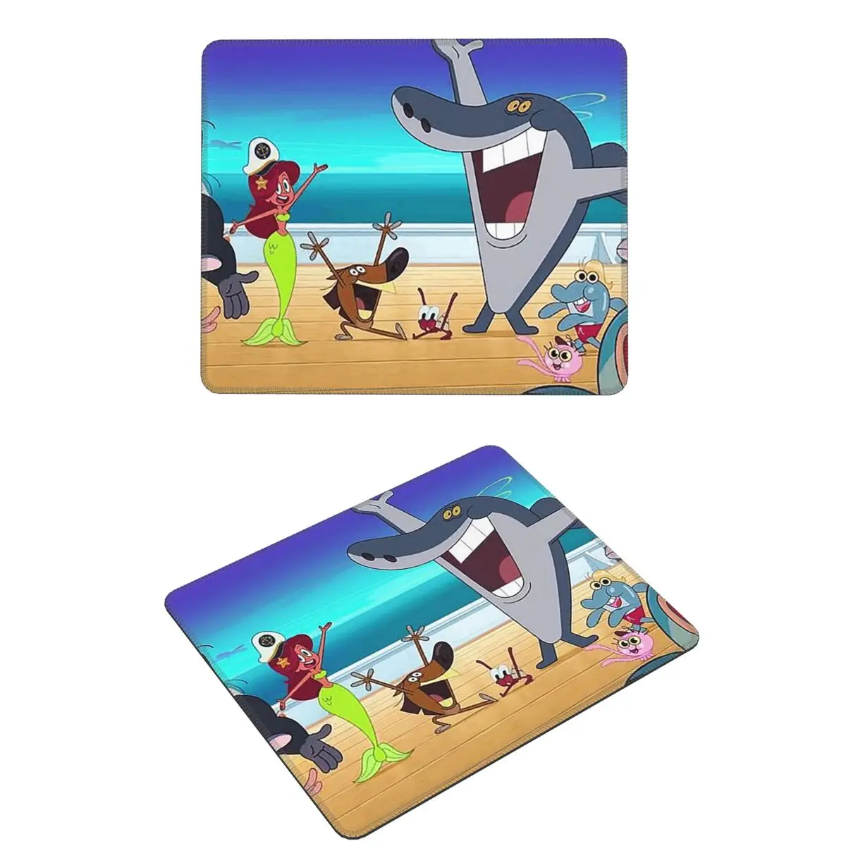 

Детский коврик для мыши Zig & Sharko с героями мультфильмов, компьютерная клавиатура, коврик для мыши, геймерский настольный коврик для ПК, офисные аксессуары, настольные коврики