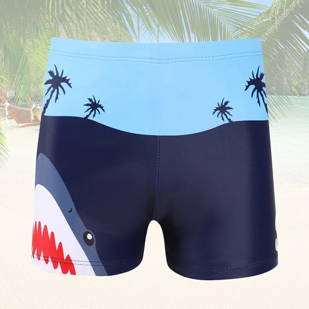 

Boys Kids Shark Style Cartoon Pattern Beach Shorts Xxl Size Breathable Quick-Dry Swimming Surfing Summer Bathing Suits