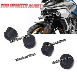 4PCS Motorcycle Frame Protection Cap Cover Bumper Trim Cover FOR CFMOTO 800MT MT800 800 MT CF800MT Rubber