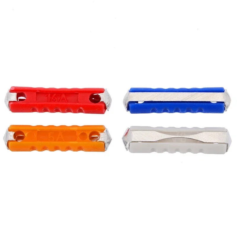 50Pcs Car Auto Classic Car Fuse Holders Ceramic Continental Torpedo Style Fuse Kit Set Vehicle Electronics Accessories