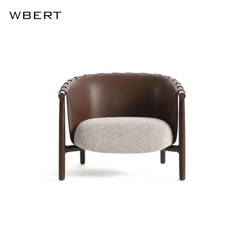 WBERT High-End Luxury Italian-Style Dining Chair Simple Leisure Chair for Living Room Coffee Shop Milk Tea Shop Dessert