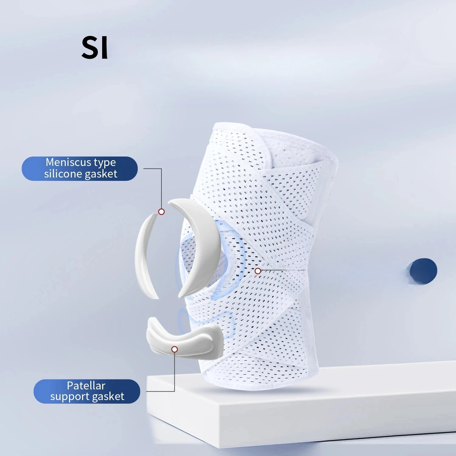 Rodilleras para deportes al aire libre, rodilleras finas de verano para baloncesto, correr, senderismo y otros deportes diarios