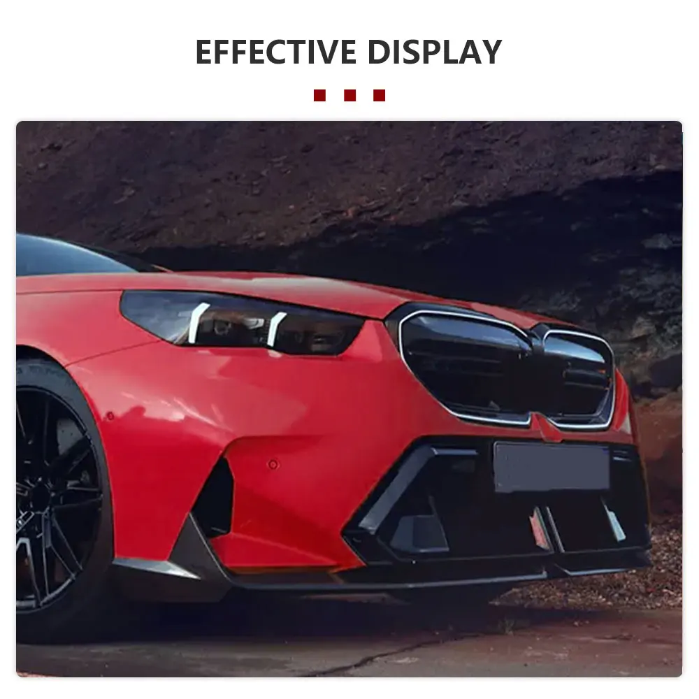 

Накладка на передний бампер из сухого карбона для BMW G90 M5 2024-2025: нижний сплиттер, защитный комплект для кузова
