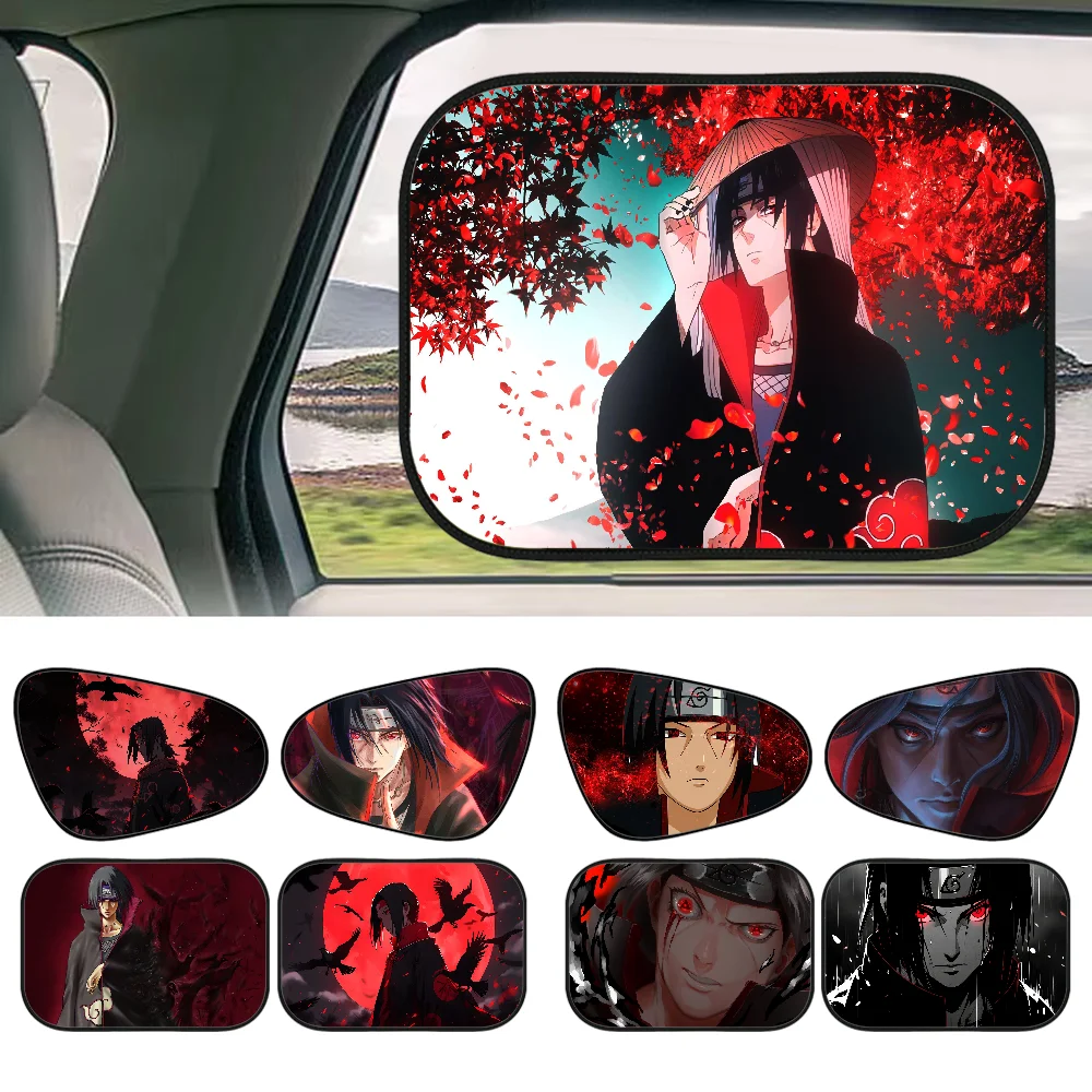 

Manga I-Itachi U-Uchiha Universal 1Pcs Car Adsorption SunShade Side Window SunShade Cover Auto Sunvisor For Children Adult