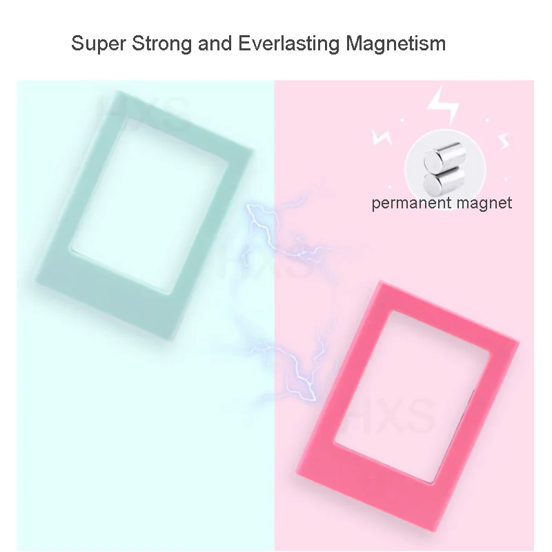 1PCS Assorted Color Free Combination Magnetic Photo Frame For Fujifilm Instax Mini Film Intax Mini 12 11Film Mini 8 7s 70 90