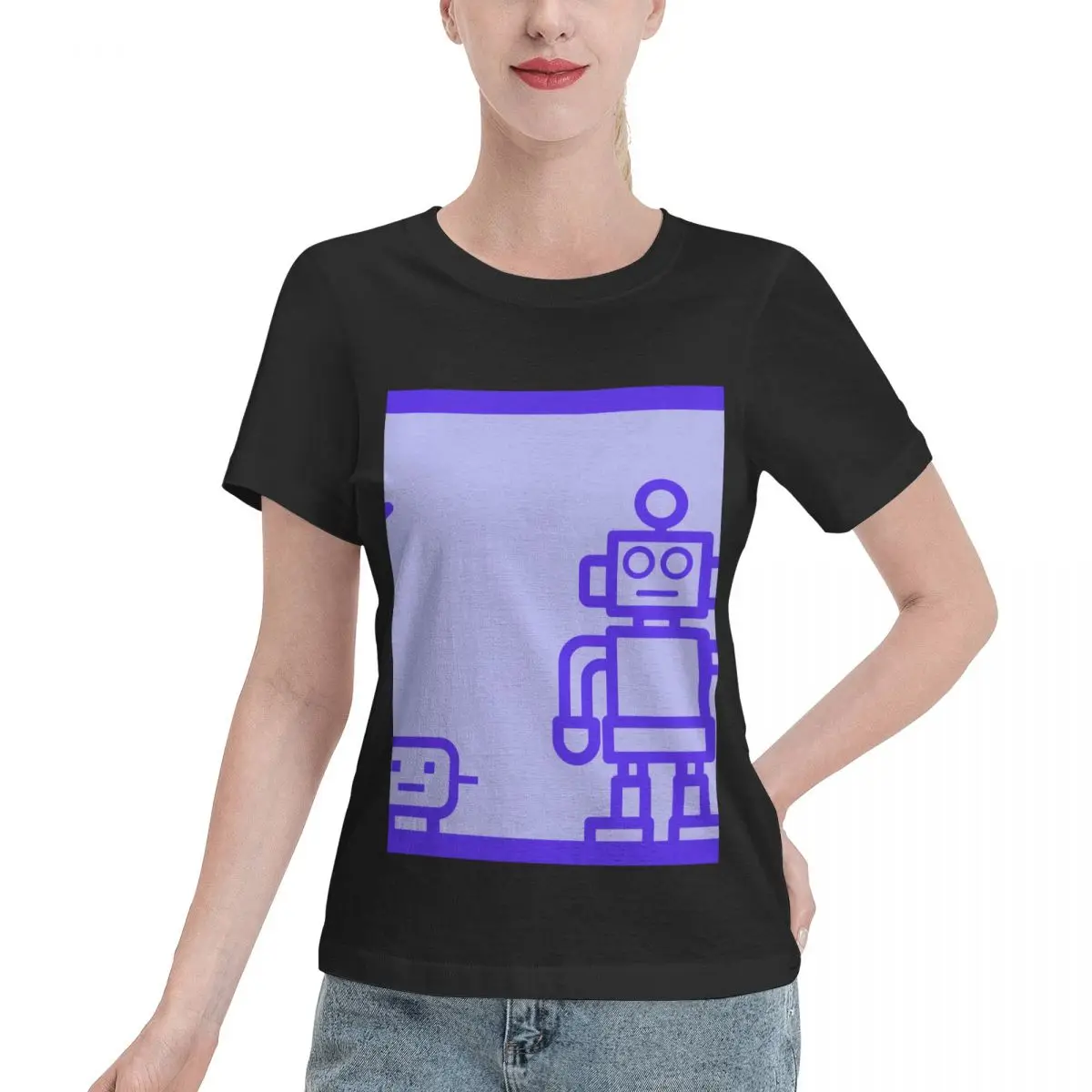 Discount Game Women's T-shirt Fashion Crew Neck T-Shirt