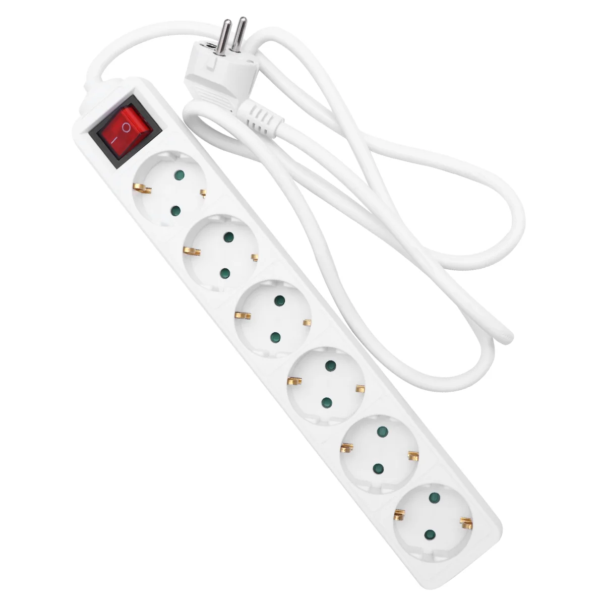 Power Strip Socket EU Plug Patch Board Portable Outlet European Style Multifunctional