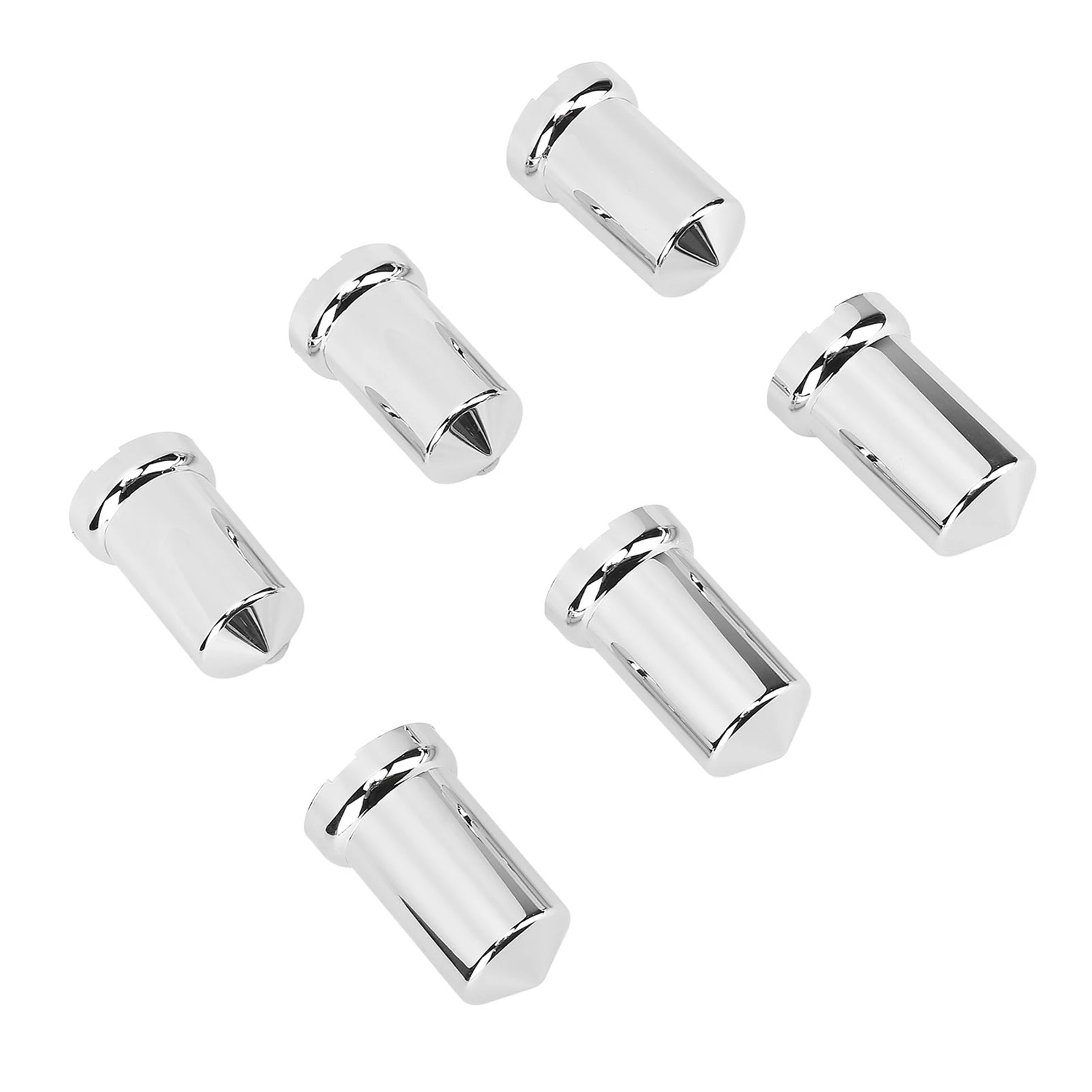 33mm Lug Nut Covers Lug Nut Covers ABS Chrome Plastic Anti Rust 33mm Flanged Lug Nut  for Trucks Trailers and Vehicles