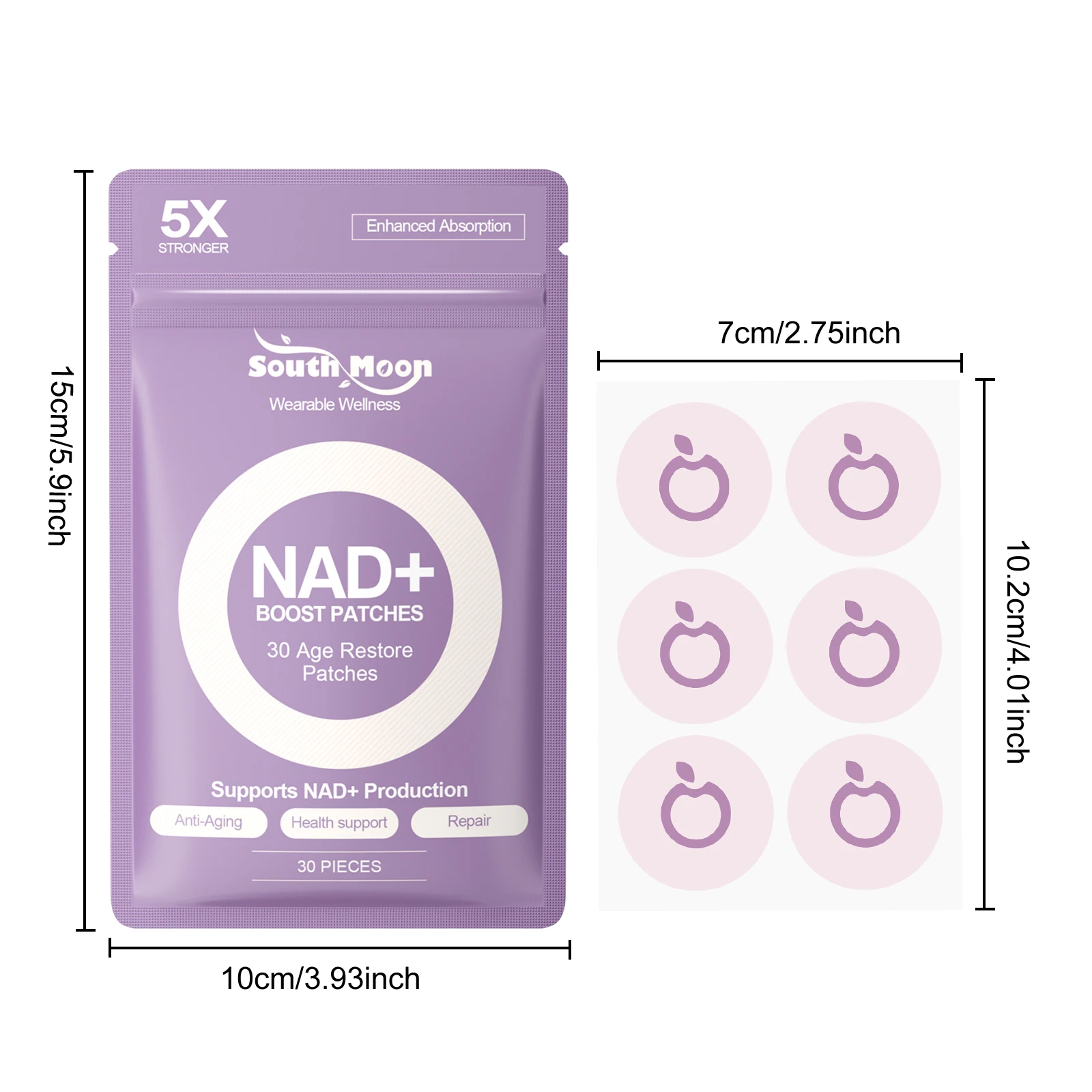 60/120pcs Body Care Patch Moisturizing Skin Patch Hydrating Body Sticker Daily Nourishing Soft Skin Health Body Wellness Patch view 6