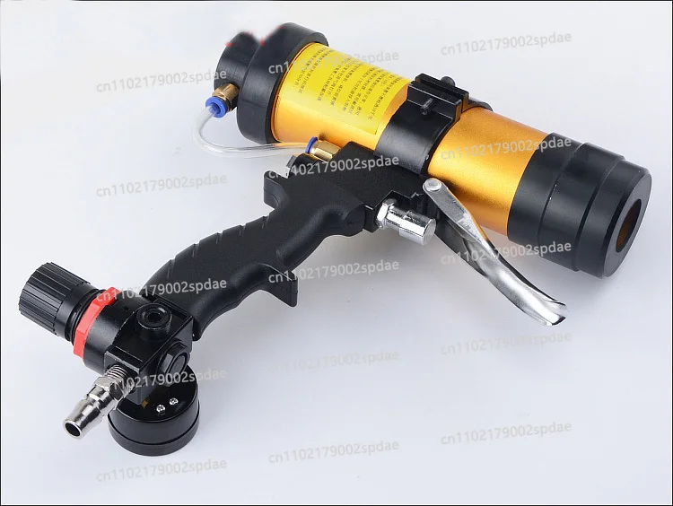 310ml pneumatic air glass glue guns for hard pipes, air caulking gun tools
