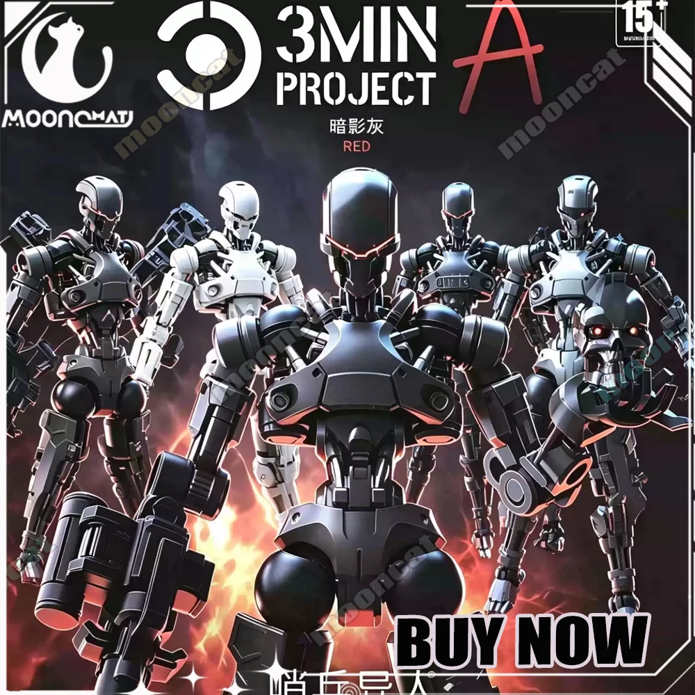 IN STOCK SHEIK MAINLAND 3MIN PROJECT A 3.75inch Xenosentinel Super Movable Humanoid Body Strong Attack Alien Figure Assembly Toy