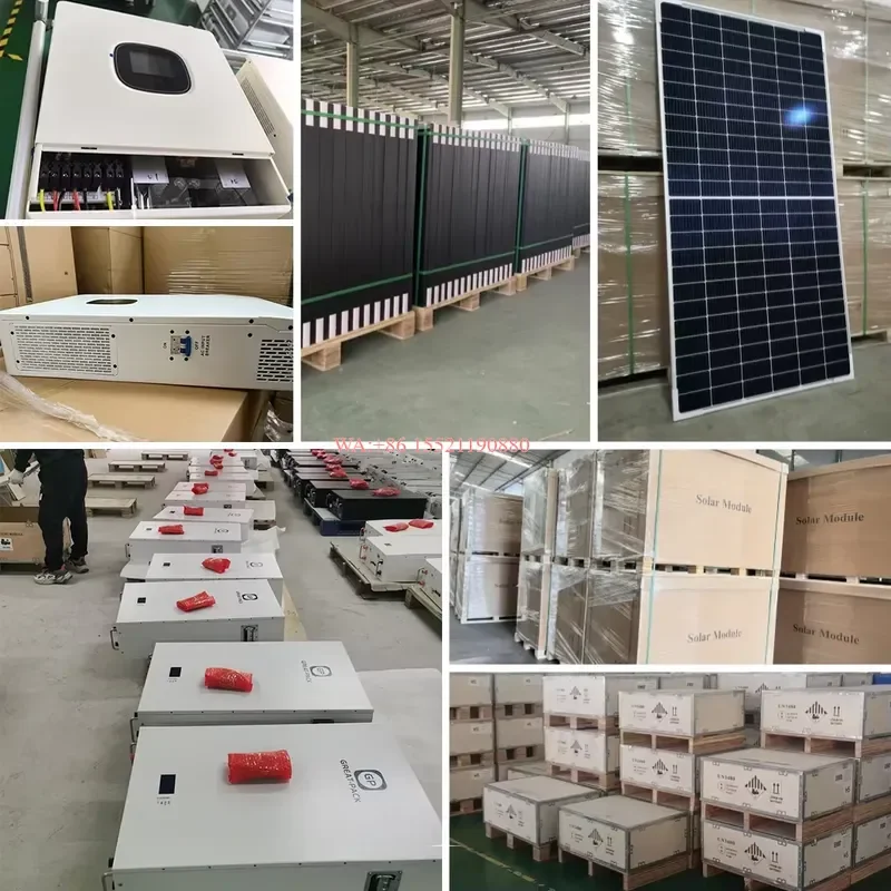 WMWMNU Hybrid Off Grid Solar System Complete Kit with MPPT Controller and Lithium Ion Battery for Home Use 5 20KW