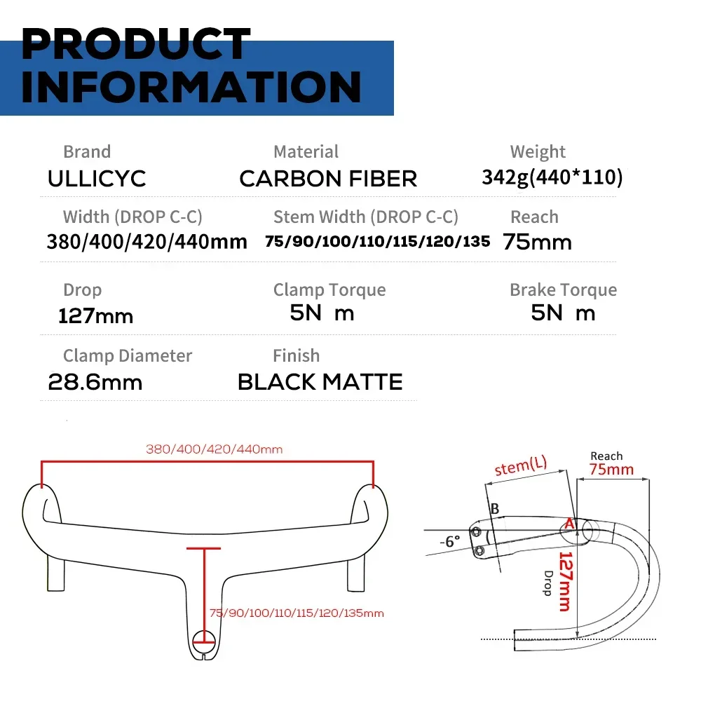 Black Logo Bicycle Handlebar For SL8 T1000 Carbon Integrated Road Handlebar Full Internal Cable Routing Road Bike Accessories