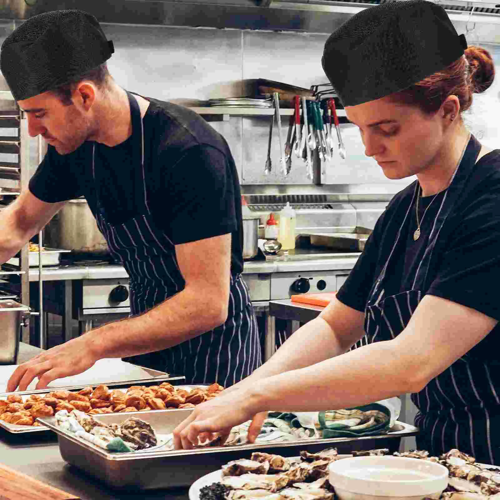 Hotel Kitchen Hat Stylish Cooking Service Cap Uniform Restaurant Comfortable Chef Cloth