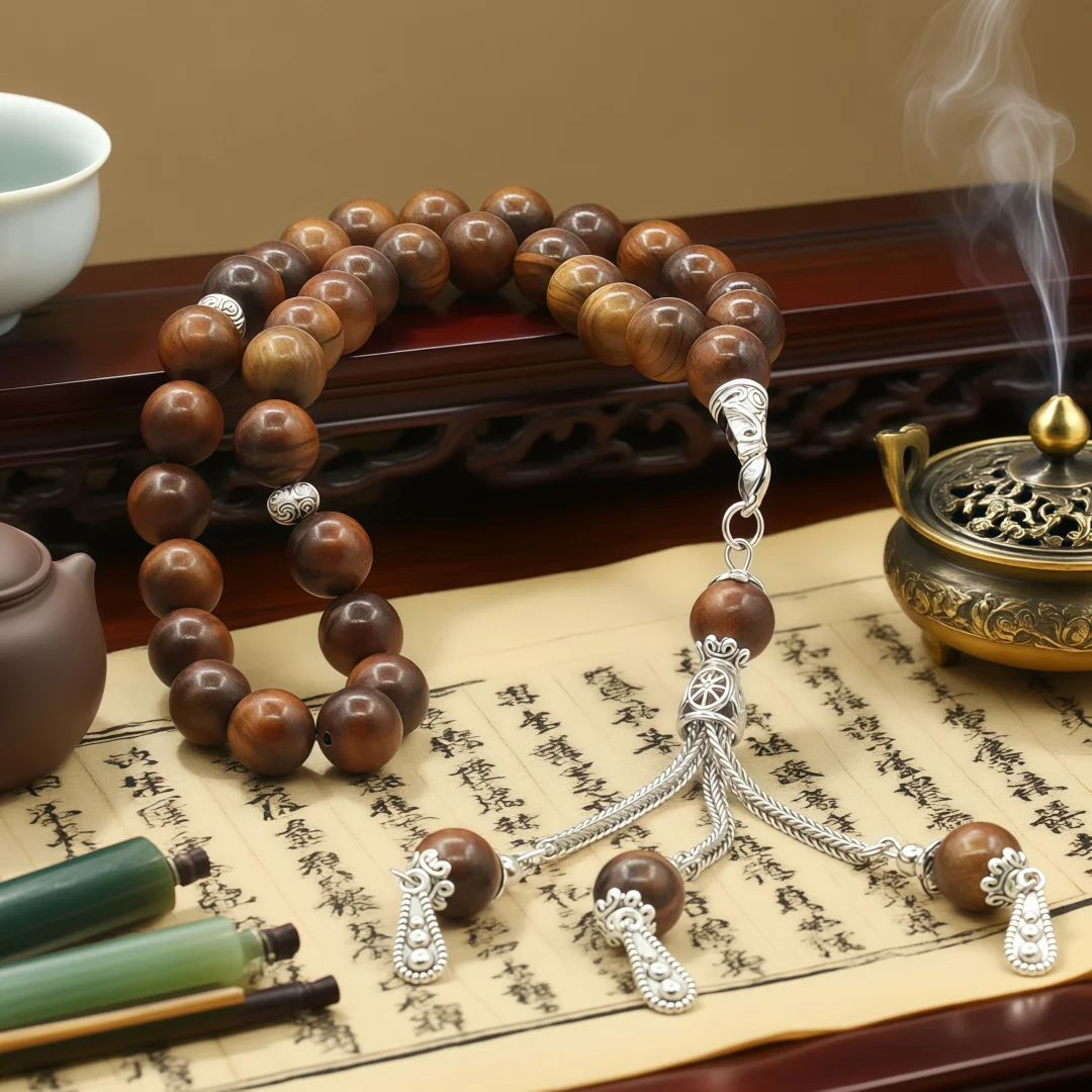 Islam Prayer Beads 10mm Muslim Prayer Beads Tasbeeh Rosewood Prayer Beads Counter 33 Finger Beads Muslim Religious Jewelry