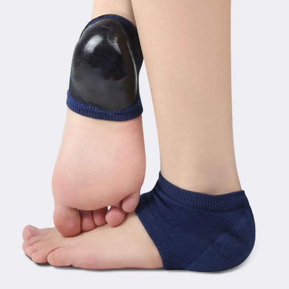 New Silicone Heel Protective Cover Moisturizing Polyester Shoe Pads Anti-Crack Pain Relief Plantar Fasciitis Heel Socks Heel