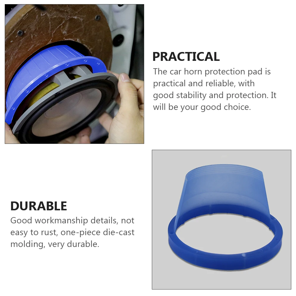 

2Pcs Car Speaker Cover ABS Material Waterproof Protection Pad for Vehicles Audio Replacement Speaker Horn Accessories