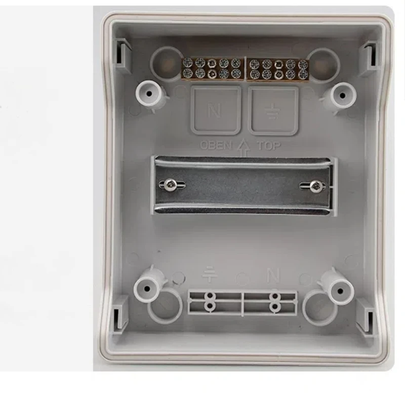 HT-6 Loop Waterproof Distribution Box New Energy Charging Pile Switch Leakage Protection Box Open-installed Rainproof Box