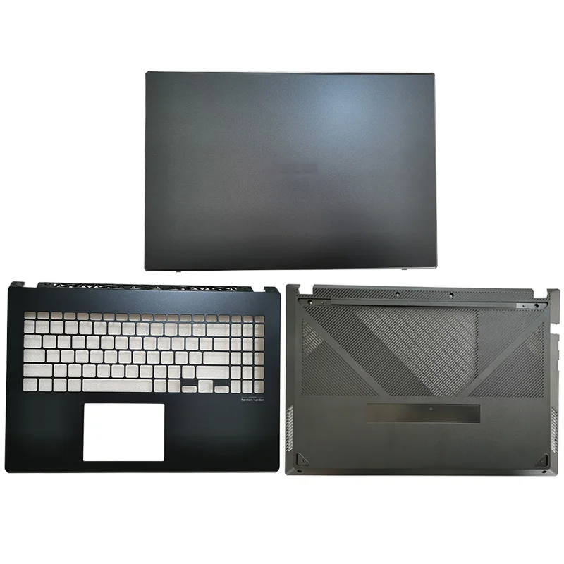 

NEW Laptop LCD Back Cover/Palmrest Upper Case/Bottom Case Computer Case for ASUS Mars 15 X571 X571G VX60 VX60G VM60G Black