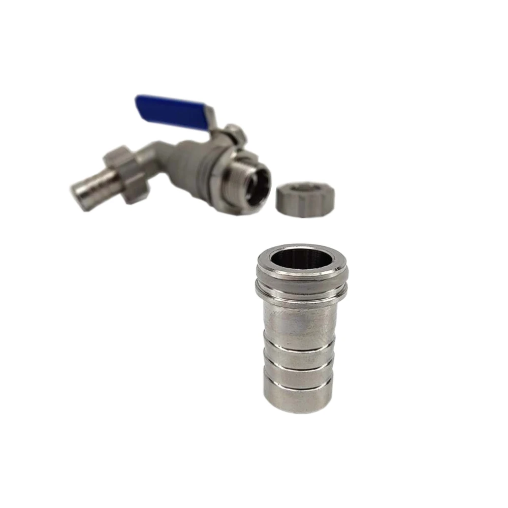 KegLand Stainless Steel Tap Faucet with Barb Connector for Brewzilla Machine Home Brewing Appliance