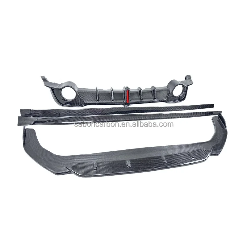 

Body Kit Carbon Fiber Front Bumper Front Lip Rear Diffuser Side Skirt Kit for Golf MK8 GTI