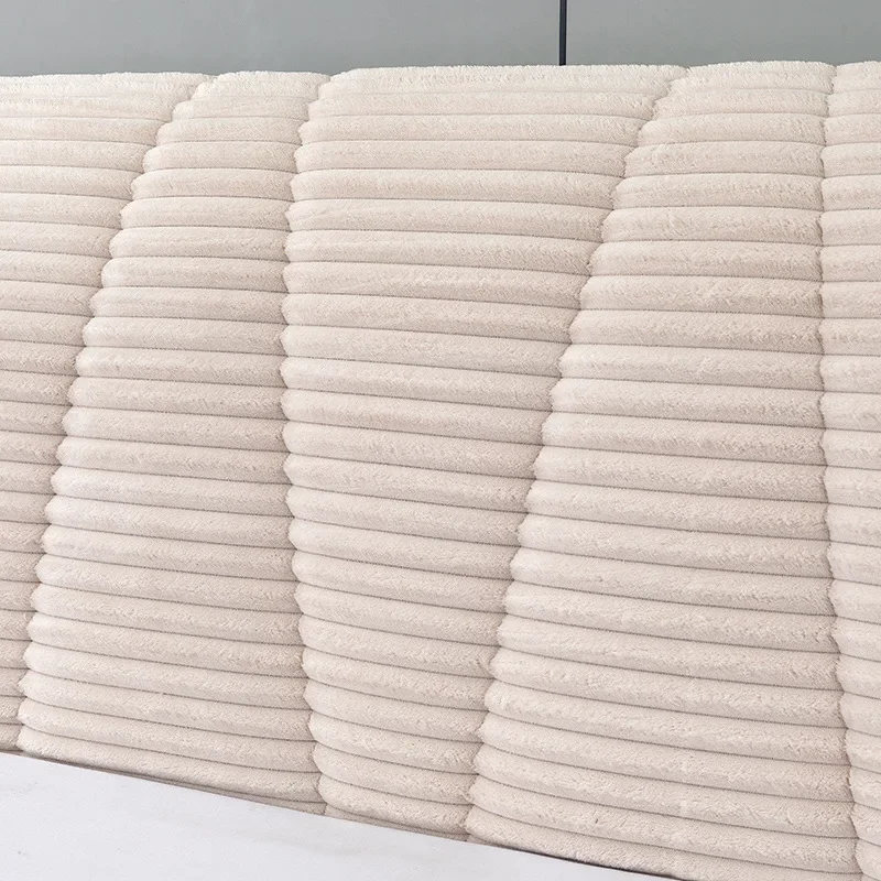 All-inclusive Winter Thicken Quilted Bed Head Cover Soft Velvet Headboard Cover Bed Backrest Bed Back Dust Protector Cover
