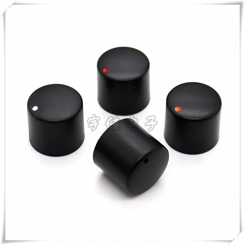 5PCS 19.5×18mm Plastic Straight Knob Cap Potentiometer Knob Volume Encoder Knob Cap Audio Knob flower/D axis 180 degree hole 6MM