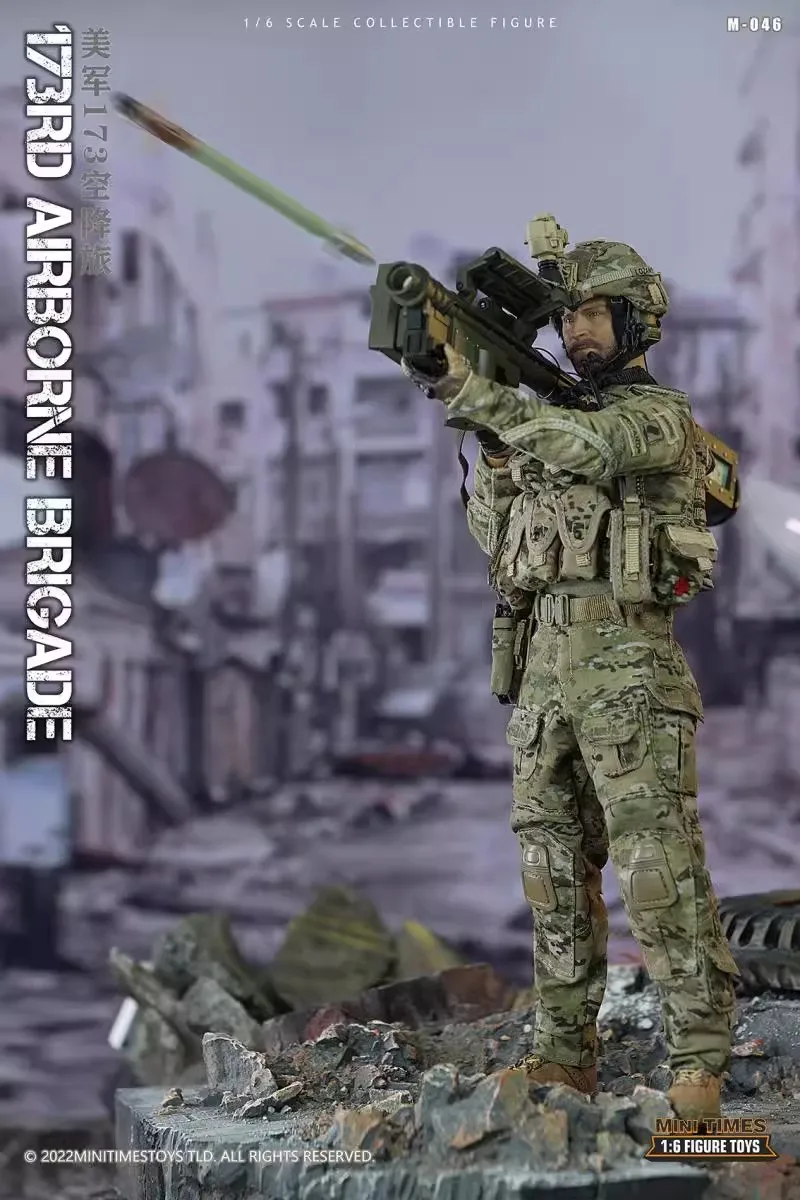 Mini Times Toys M046 1/6 Soldier US 173rd Airborne Brigade Full Set 12'' Action Figure Model Toys In Stock