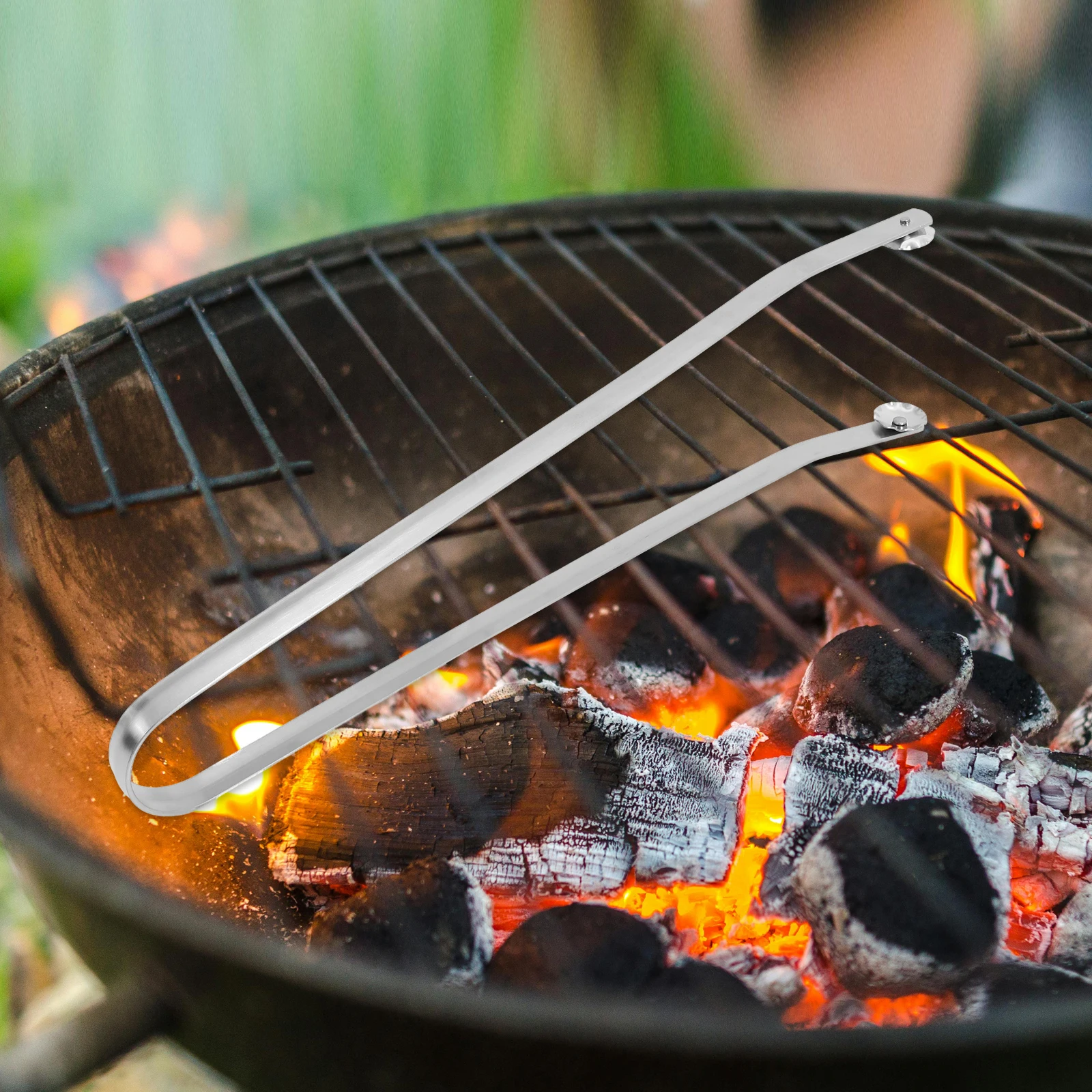 

Bbq Turning Tong Stainless Steel Kitchen Tongs Ergonomic Handle Non Slip for Foods Multi Function Grilling Baking