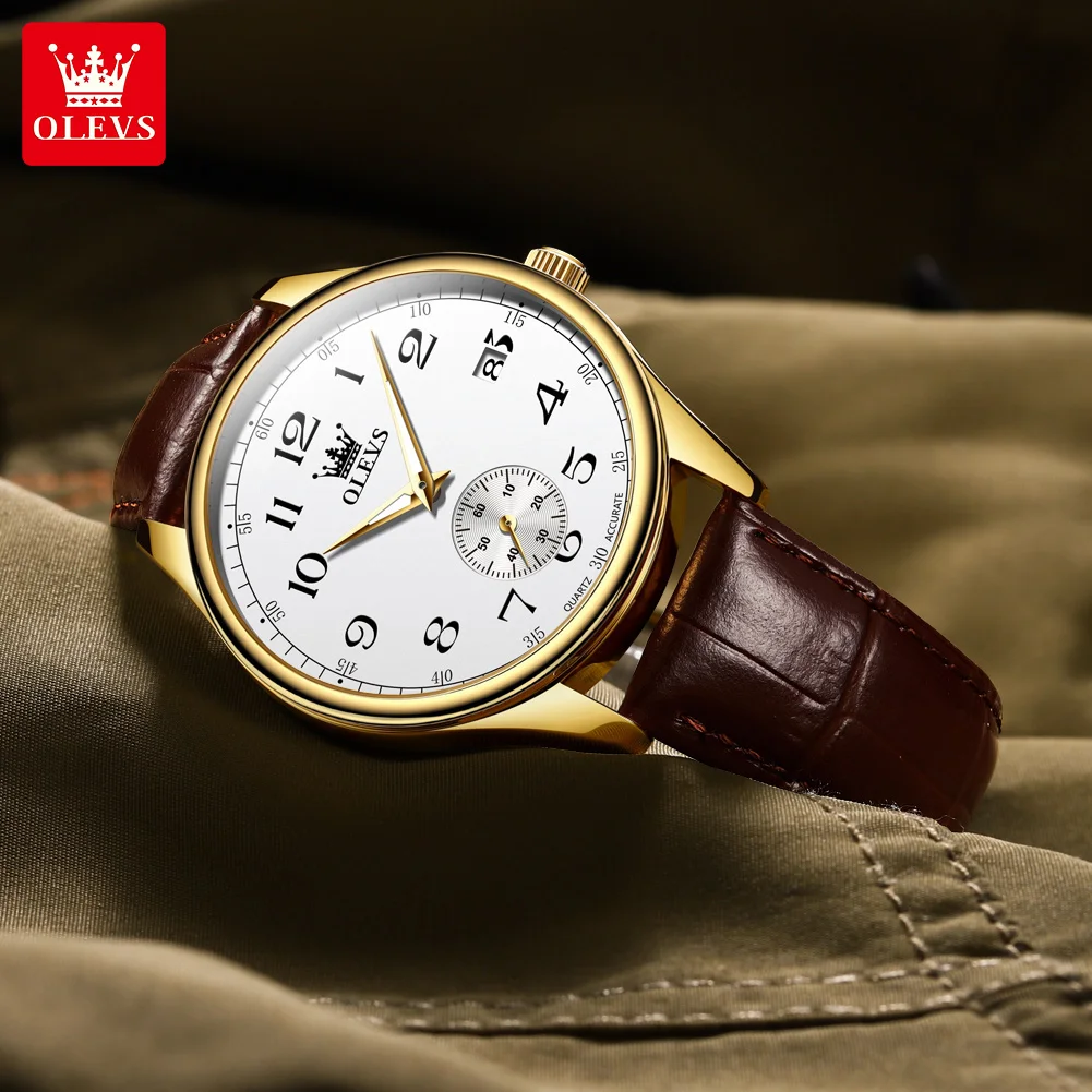 OLEVS 3622  Man Wristwatch High Quality Calendar Waterproof Luminous Business Luxury Classic Men's Quartz Watch