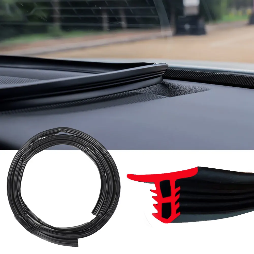 

160cm Auto Dashboard Protector Weatherstrip Seal Strip Car Dashboard Sealing Strip Anti Leak Rubber Strip Interior Car Repair