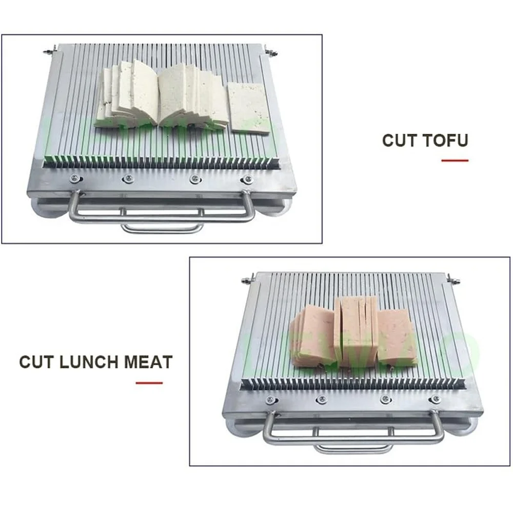 Manual Slicer Slicing Hand Pressure Thickened Stainless Steel Double blade Sharp Cooked Food Slicer Cutter Food