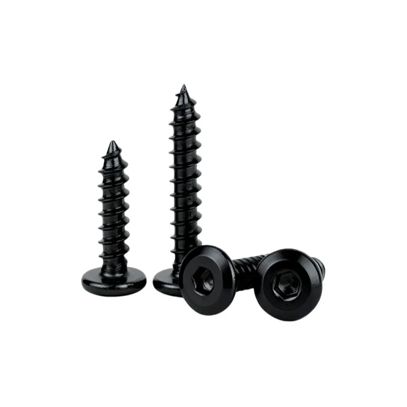 Schwarze Kohlenstoffstahl-Innensechskant-Senkkopfschrauben mit Gewindebohrung M3 M3.5 M4 M5 M6 – Detail 5