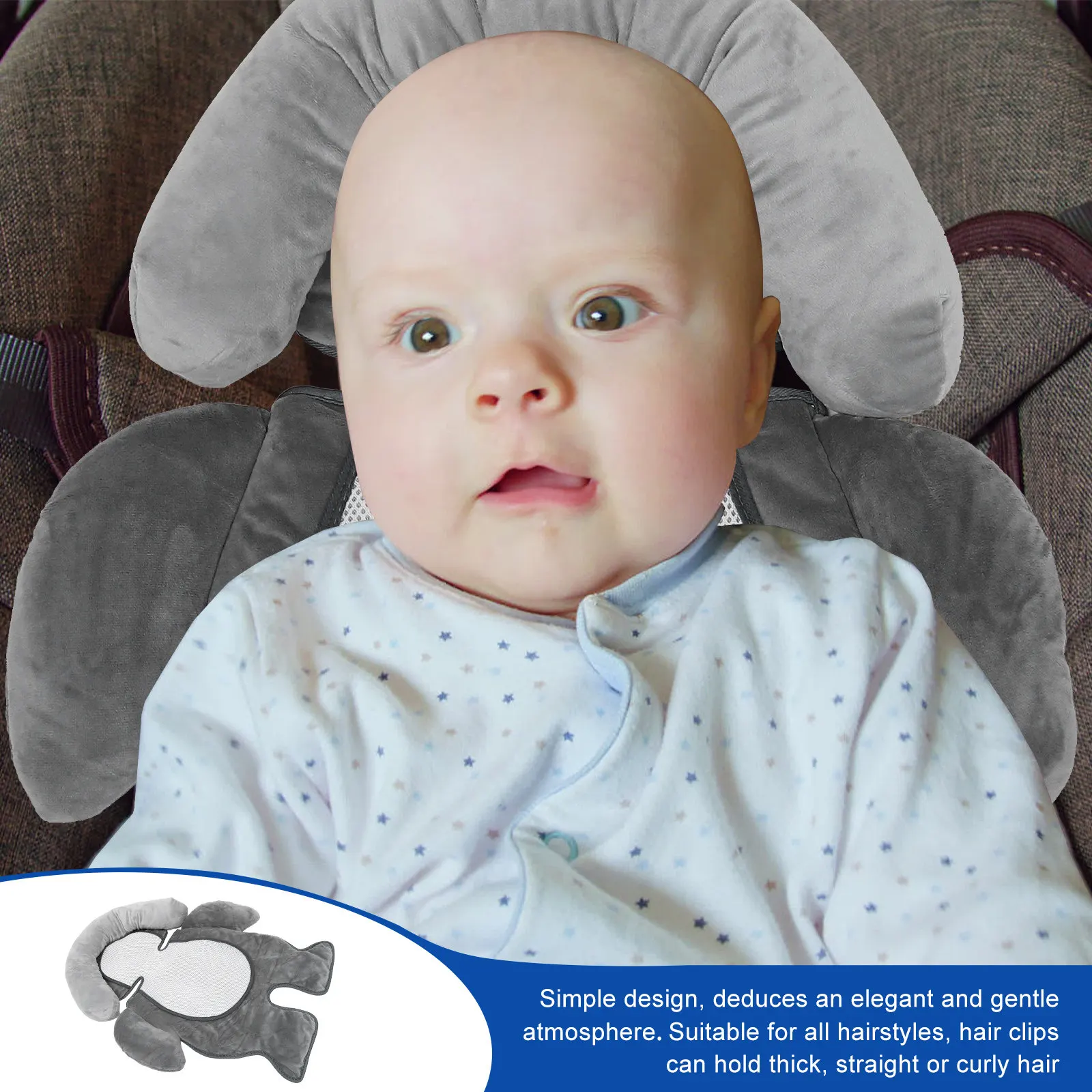 Outdoor Camping Winter - Cartoon Baby Stroller Cushion Pad for
