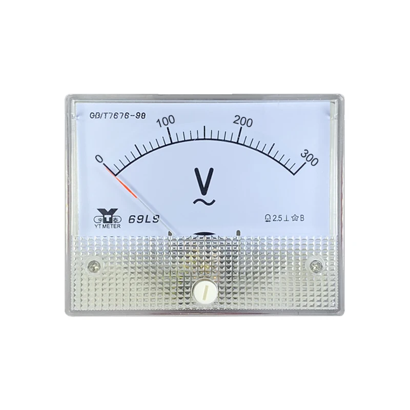 69l9-v التيار المتناوب الفولتميتر 5 فولت 10 فولت 15 فولت 20 فولت 30 فولت 250 فولت 300 فولت 450 فولت 500 فولت 600 فولت مؤشر متر 64*80 مللي متر اختبار مرحلة واحدة ثلاث مراحل المحرك