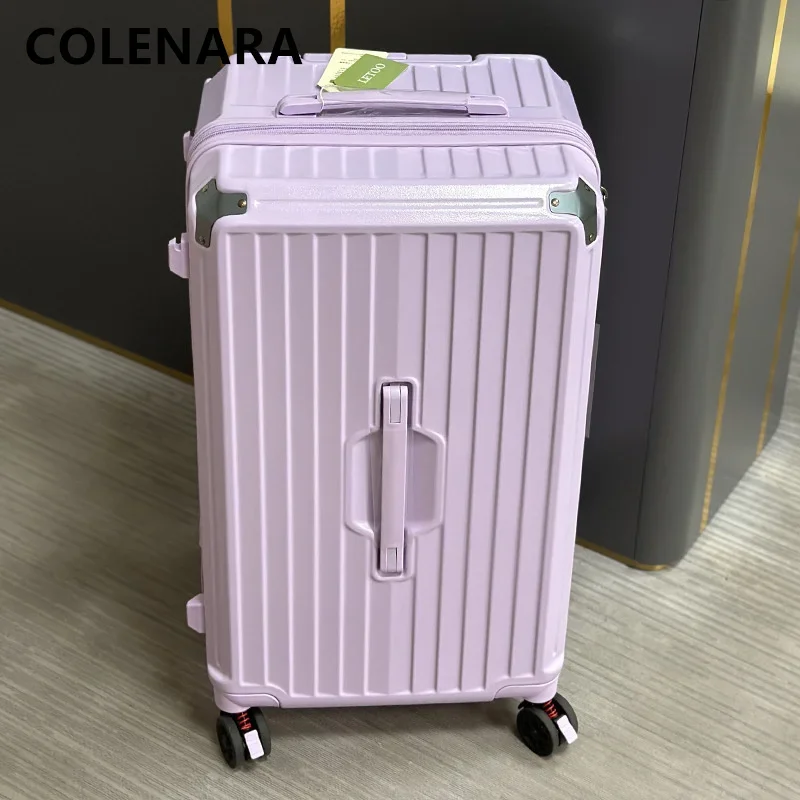 Imagem -06 - Colenara-rolling Mala com Rodas Trolley Case Mala de Viagem Masculina Bagagem pc Ladies Grande Capacidade 20 Caixa de Embarque 36