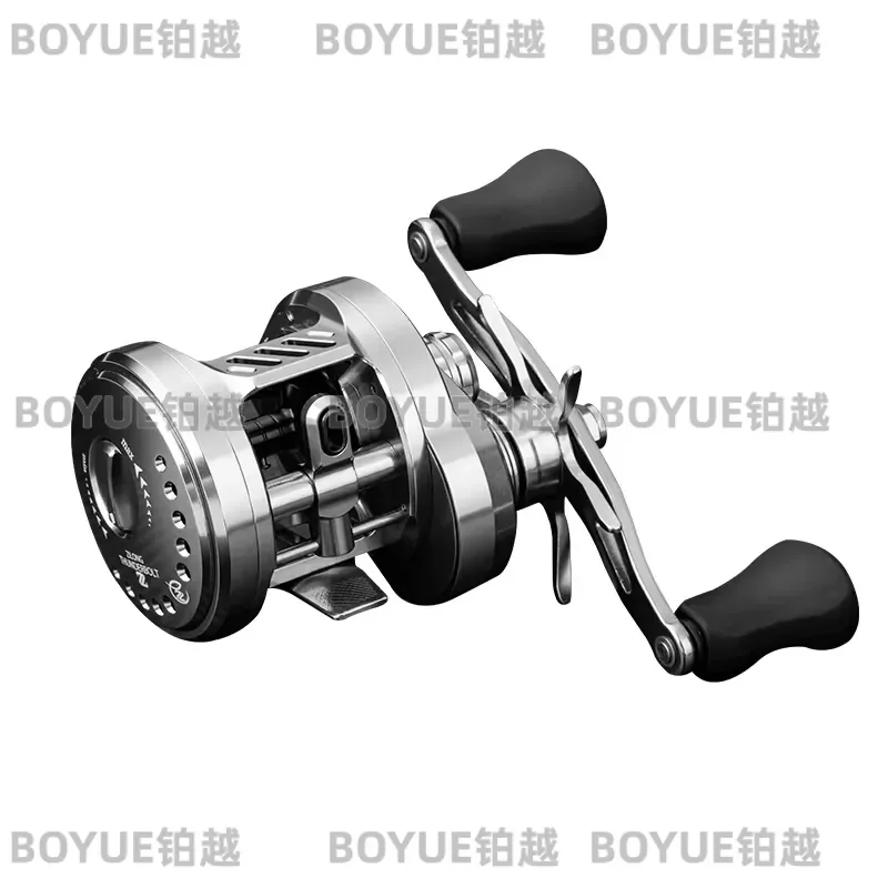 CNC Machined Fishing Reel 6.6:1 Gear Ratio 13kg Drag 10+1 BB 275g Lightweight Spool for 100m PE Line Saltwater Freshwater