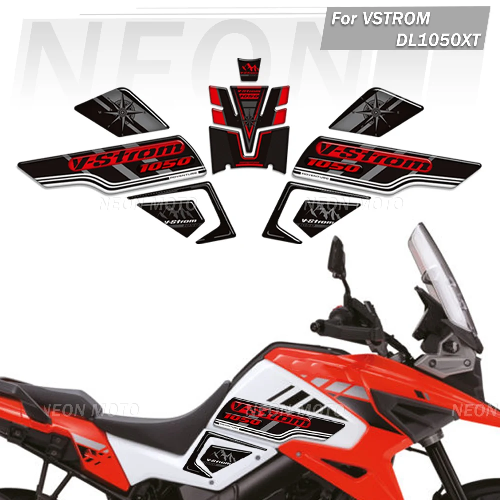 

For Suzuki V STROM VSTROM DL 1050 XT 1050XT DL1050 Motorcycle Tank Pad Sticker Fuel Gas Cover Protection Accessories Decal